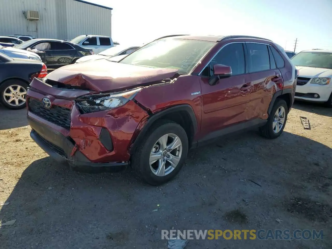 1 Photograph of a damaged car JTMM6RFV8MD014945 TOYOTA RAV4 2021