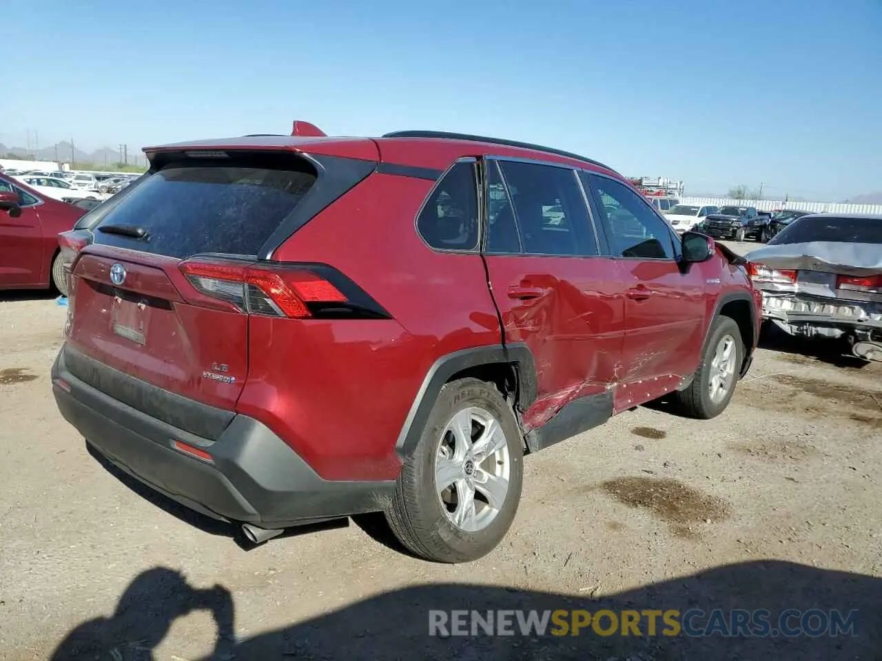 3 Photograph of a damaged car JTMM6RFV8MD014945 TOYOTA RAV4 2021