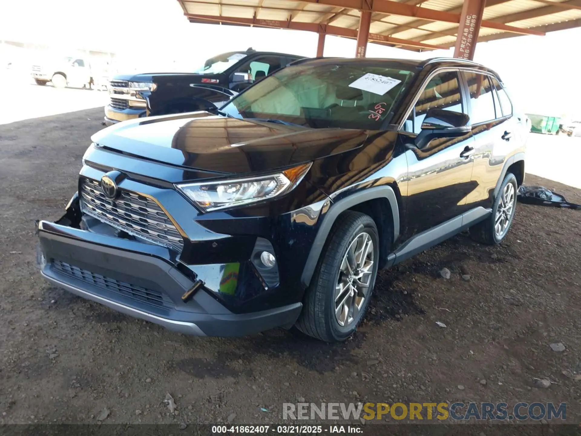 2 Photograph of a damaged car JTMN1RFV1MD078392 TOYOTA RAV4 2021