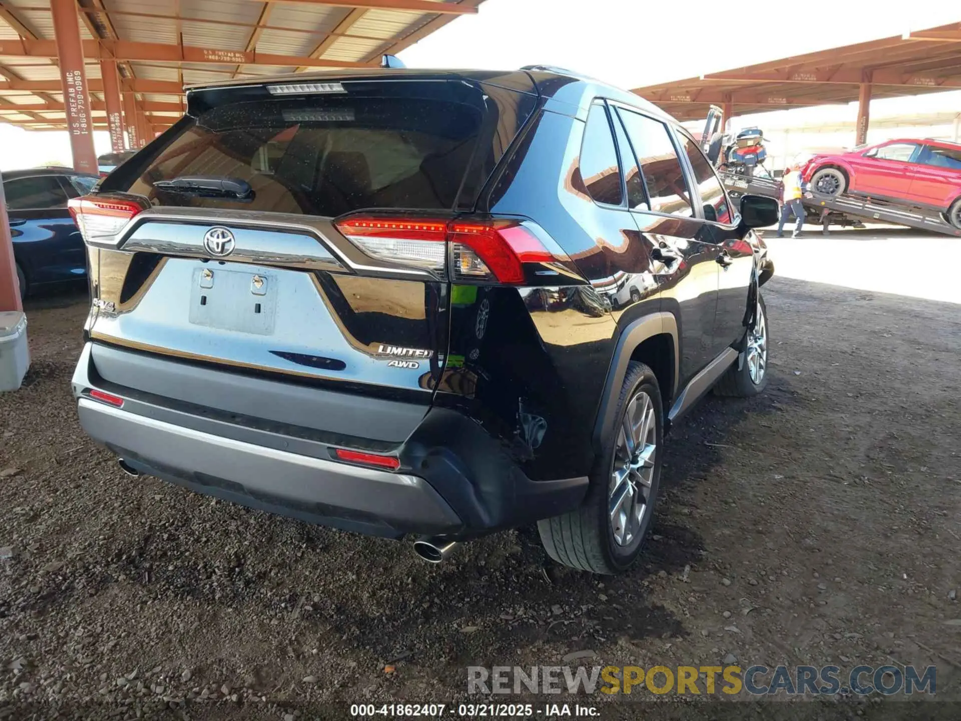 4 Photograph of a damaged car JTMN1RFV1MD078392 TOYOTA RAV4 2021