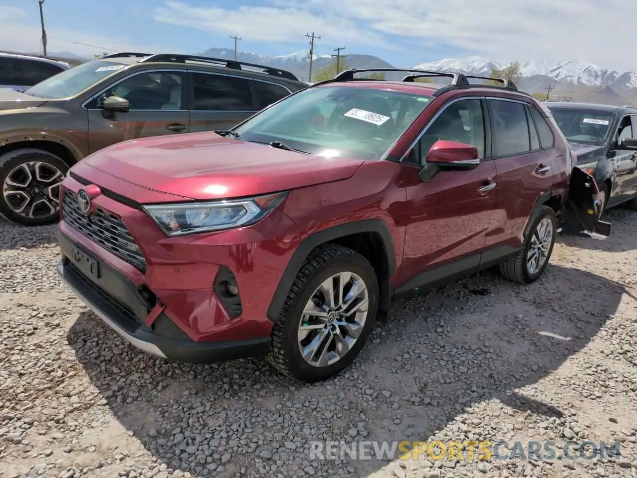 1 Photograph of a damaged car JTMN1RFV4MD072733 TOYOTA RAV4 2021