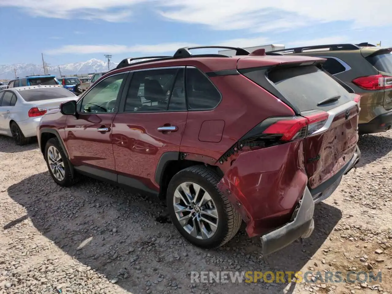2 Photograph of a damaged car JTMN1RFV4MD072733 TOYOTA RAV4 2021
