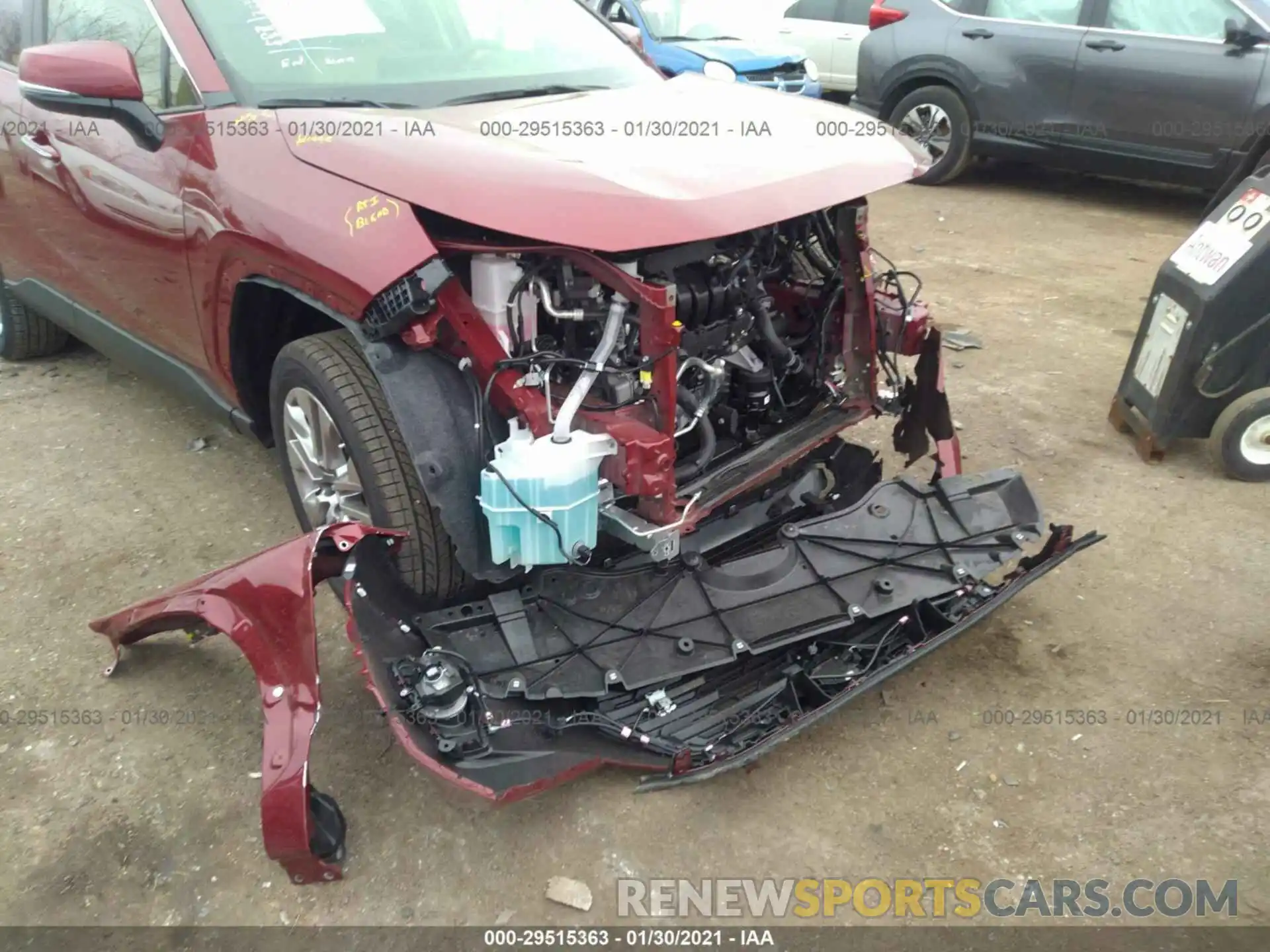 6 Photograph of a damaged car JTMN1RFV6MD071566 TOYOTA RAV4 2021