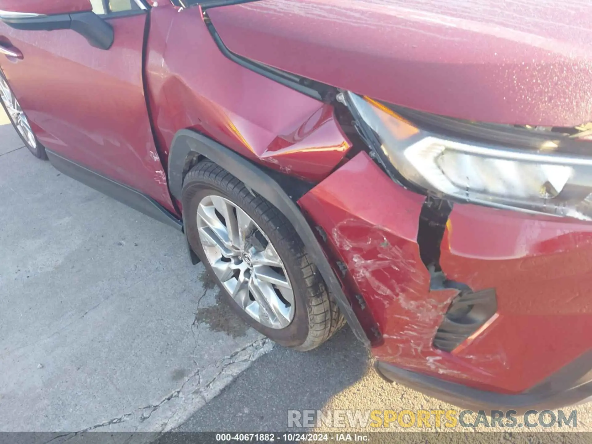 6 Photograph of a damaged car JTMN1RFV9MD069407 TOYOTA RAV4 2021