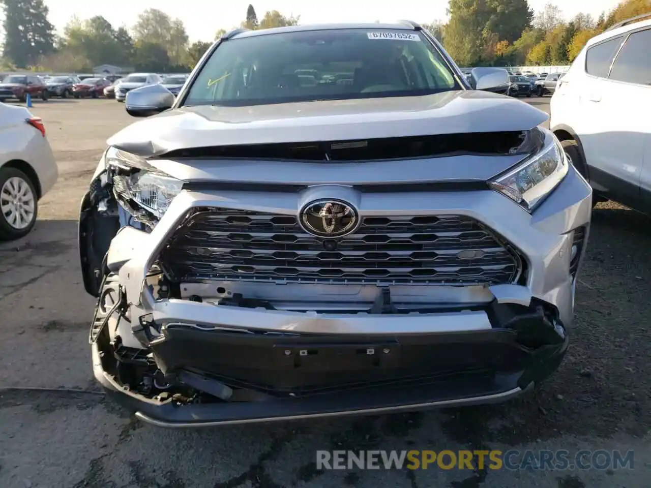 9 Photograph of a damaged car JTMN1RFV9MD084652 TOYOTA RAV4 2021