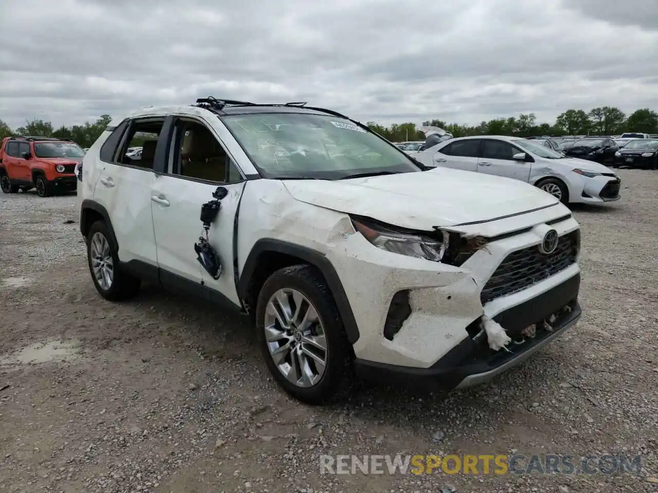 1 Photograph of a damaged car JTMN1RFVXMD078715 TOYOTA RAV4 2021