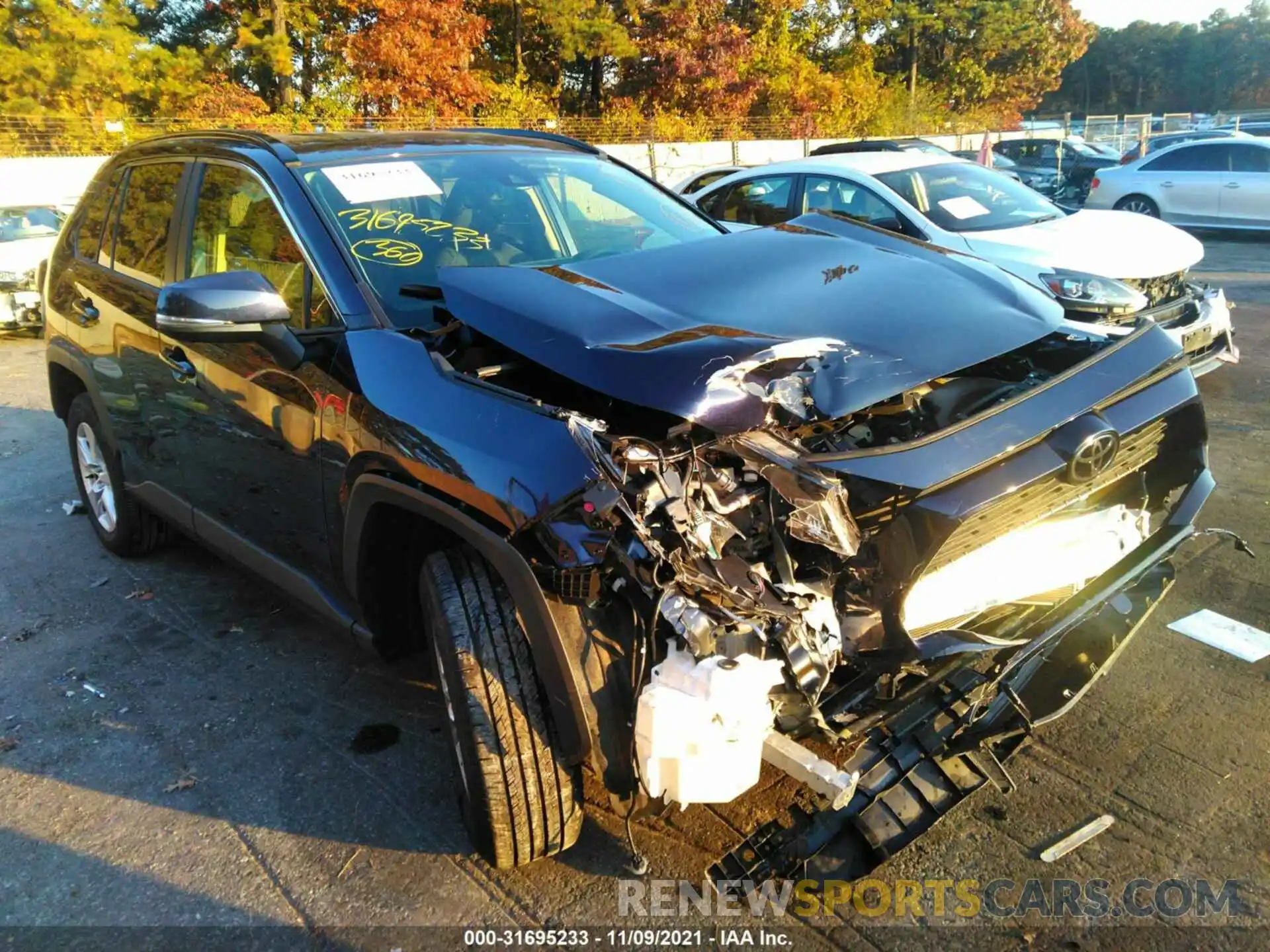 1 Photograph of a damaged car JTMP1RFV4MD076192 TOYOTA RAV4 2021