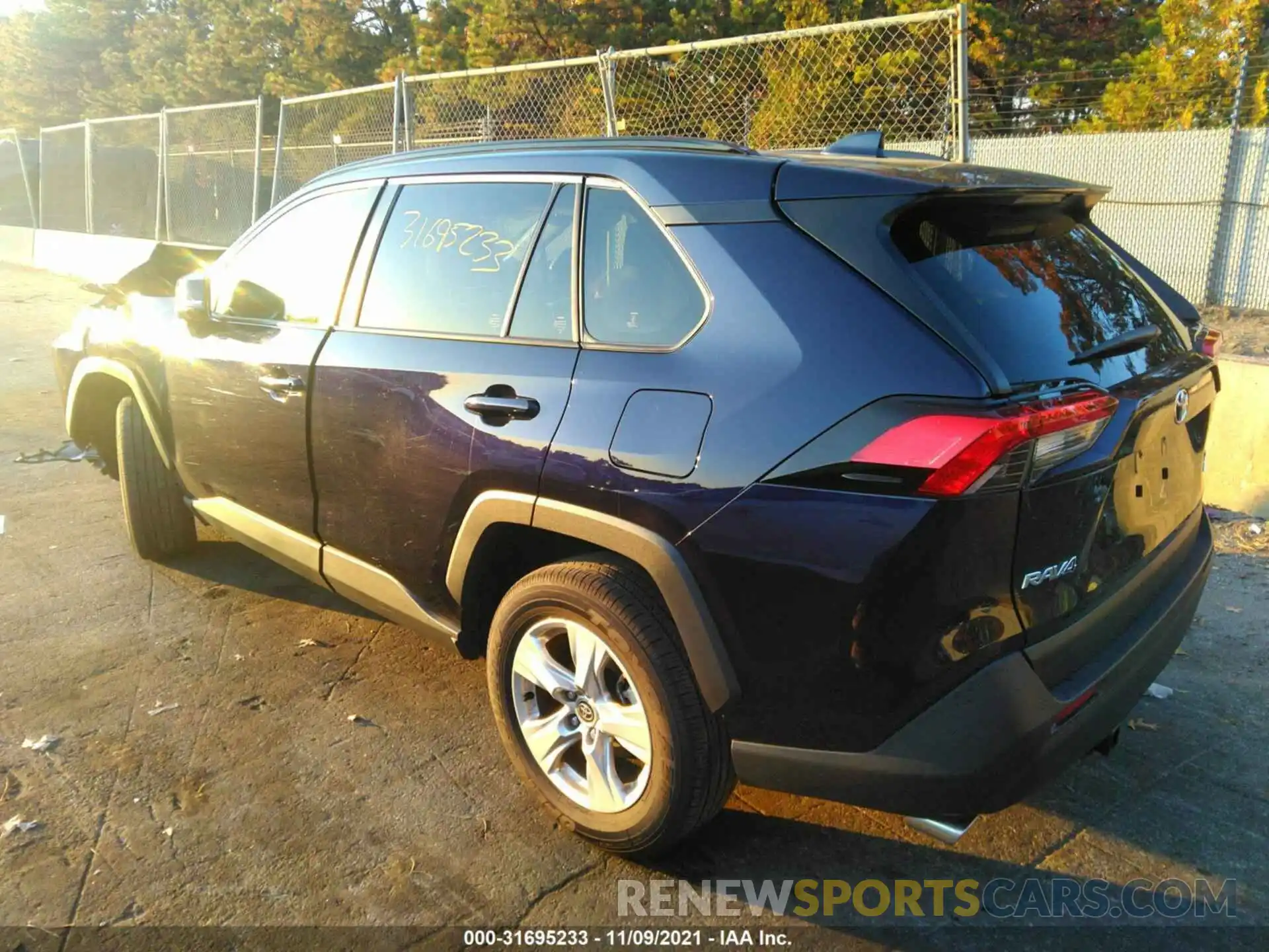 3 Photograph of a damaged car JTMP1RFV4MD076192 TOYOTA RAV4 2021