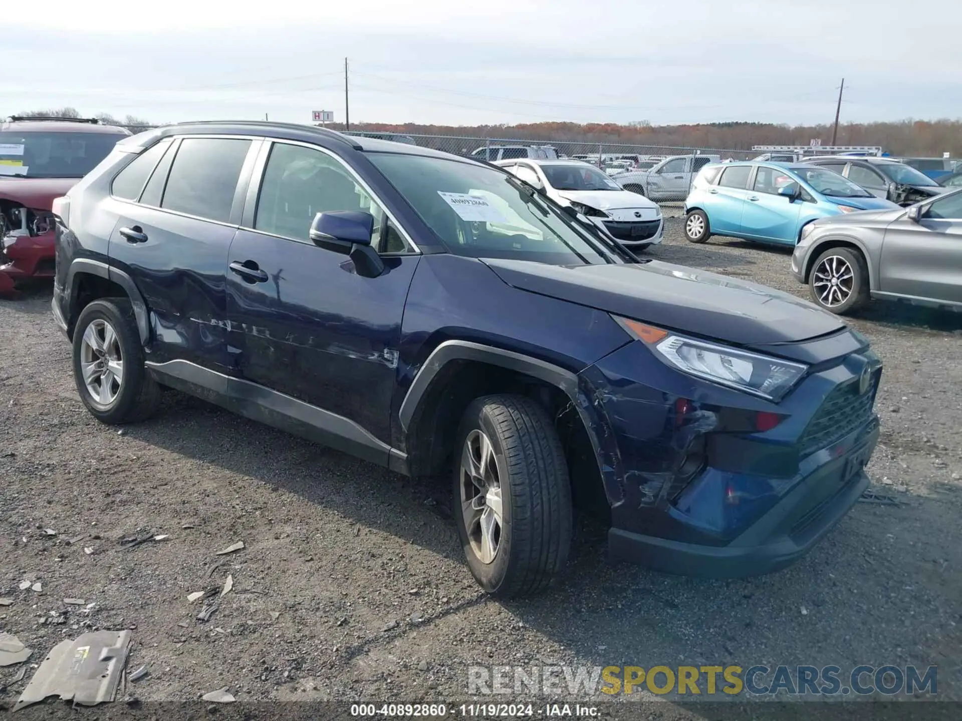 1 Photograph of a damaged car JTMP1RFV5MD077335 TOYOTA RAV4 2021