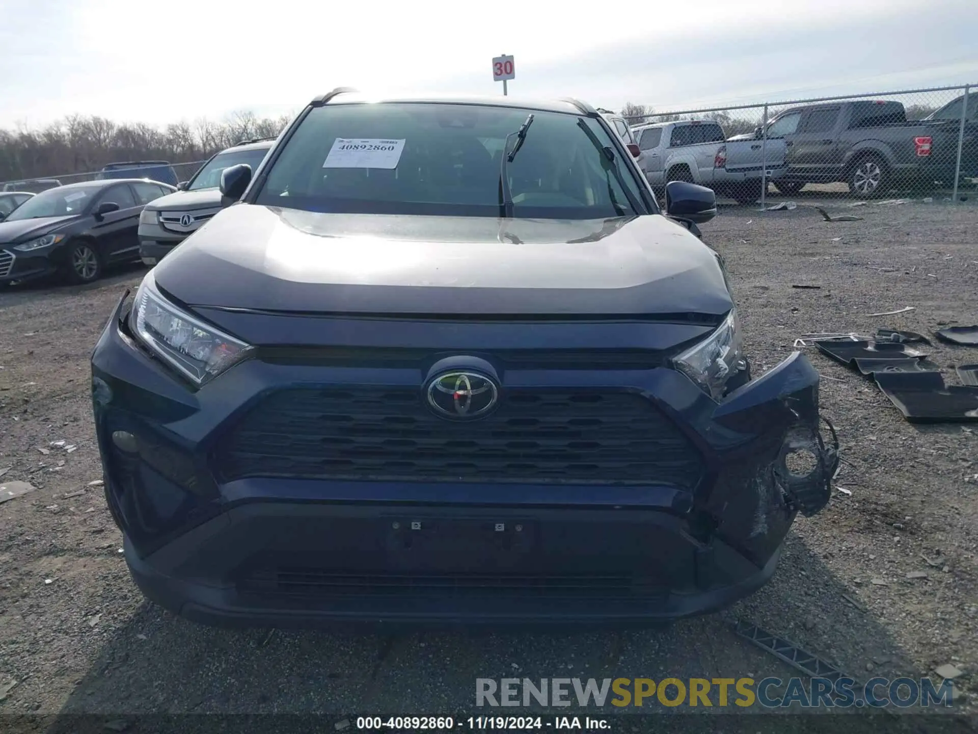 11 Photograph of a damaged car JTMP1RFV5MD077335 TOYOTA RAV4 2021