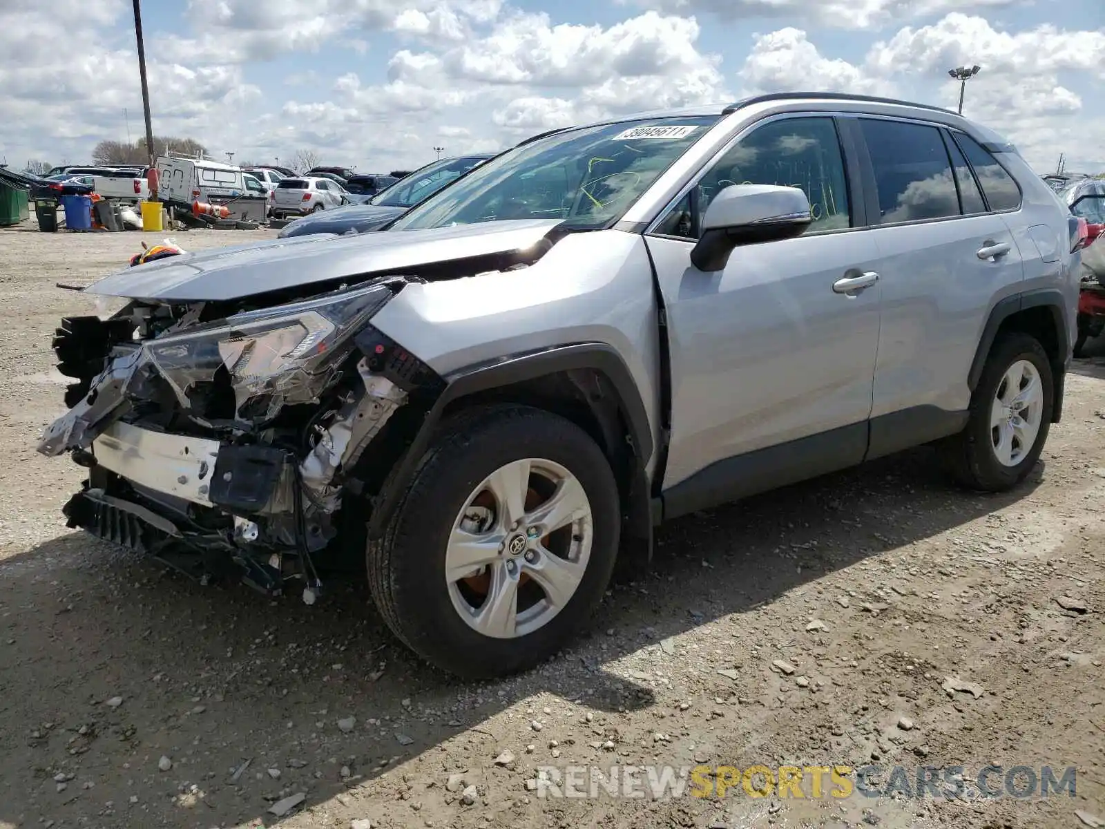 2 Photograph of a damaged car JTMP1RFV6MD074640 TOYOTA RAV4 2021