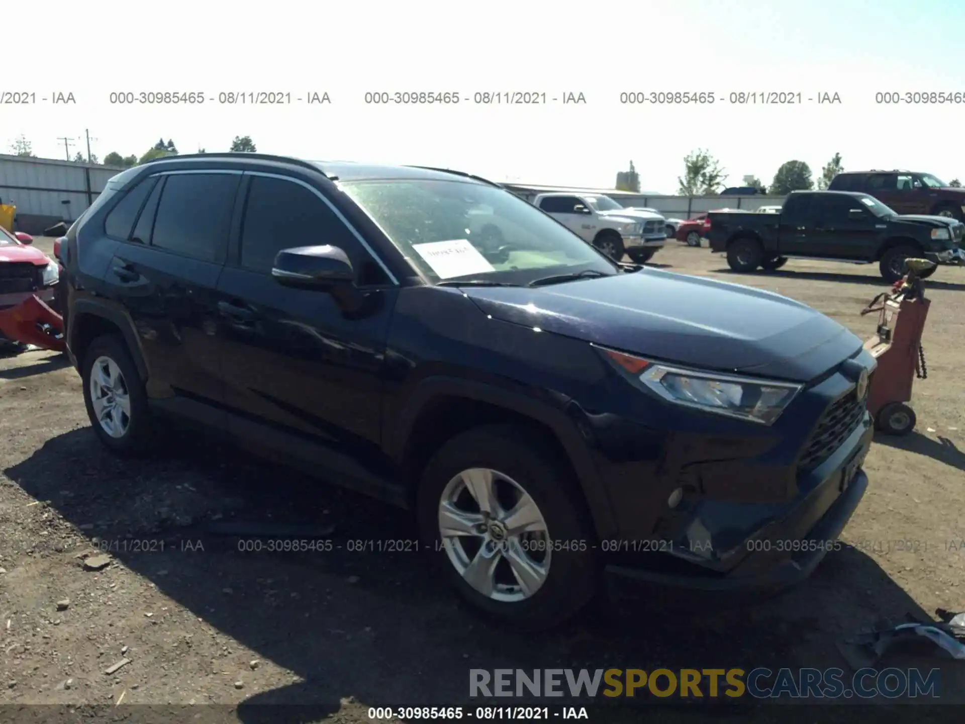 1 Photograph of a damaged car JTMP1RFV7MD074954 TOYOTA RAV4 2021