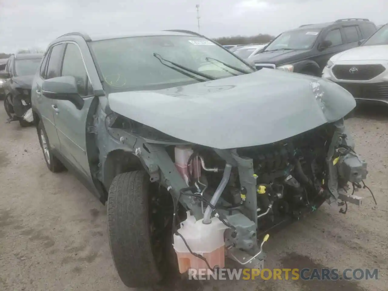 1 Photograph of a damaged car JTMP1RFV7MD078213 TOYOTA RAV4 2021