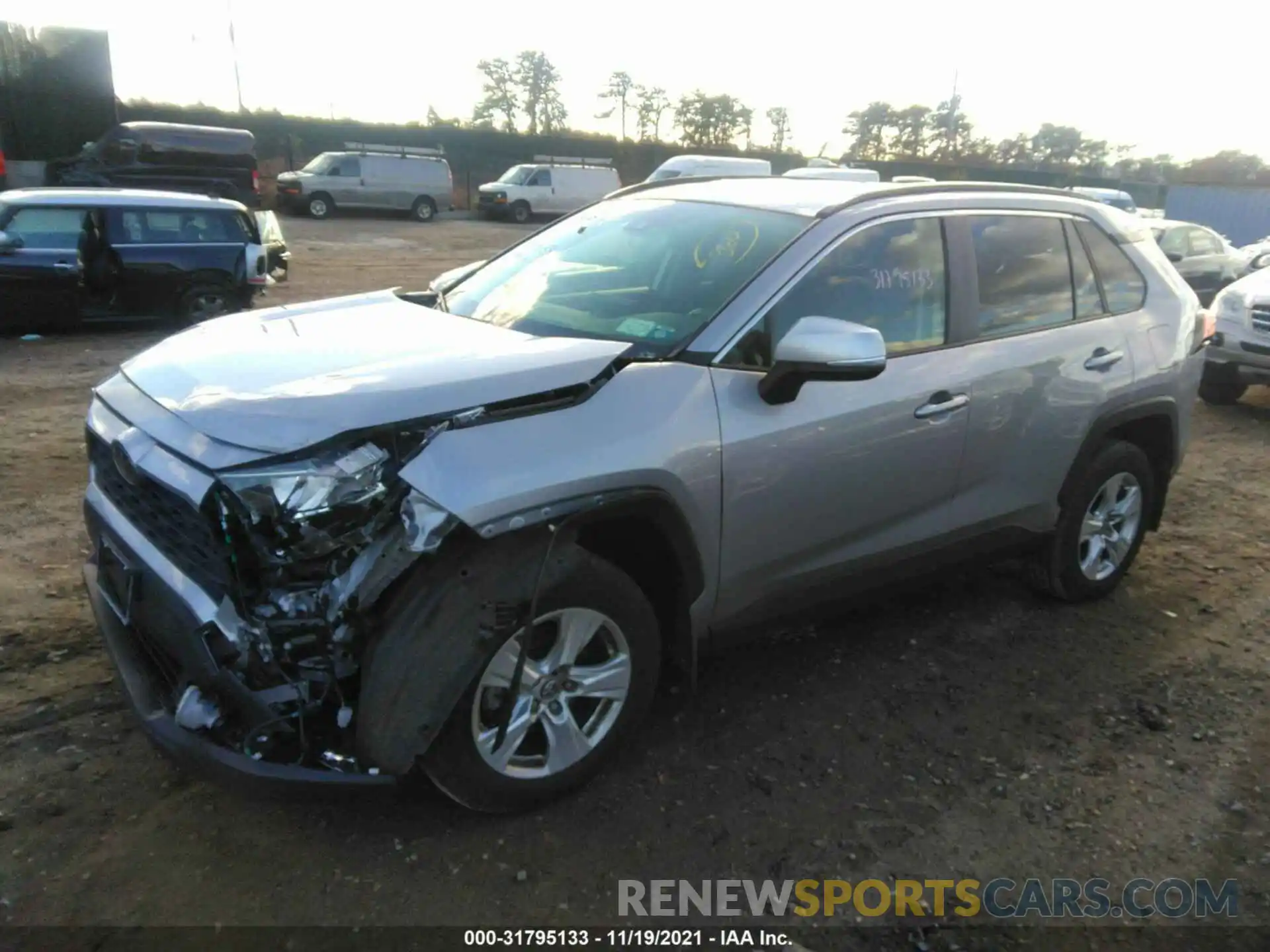 2 Photograph of a damaged car JTMP1RFV8MD071481 TOYOTA RAV4 2021