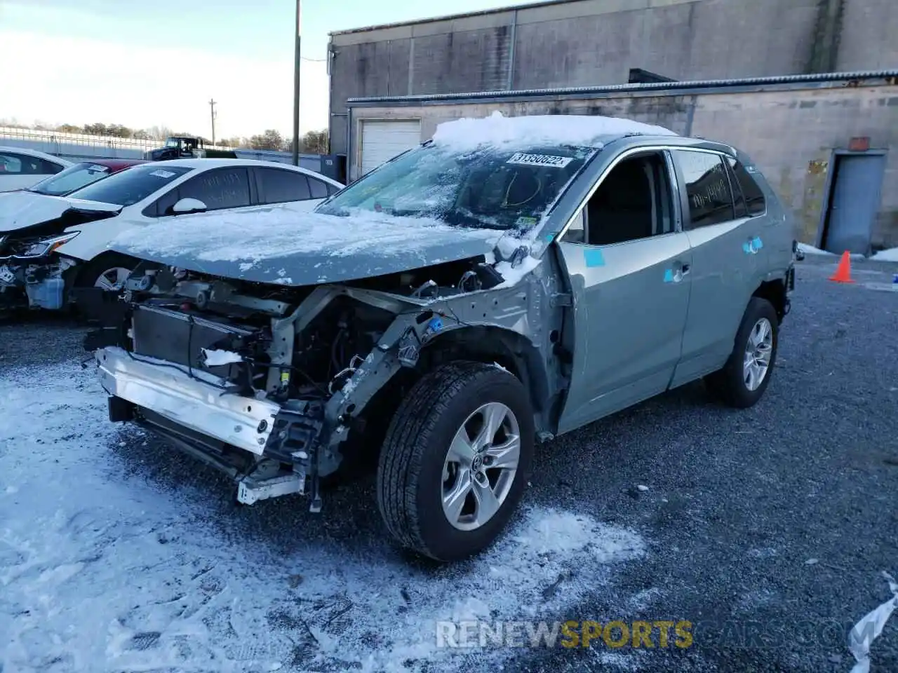 2 Photograph of a damaged car JTMP1RFV9MD080058 TOYOTA RAV4 2021