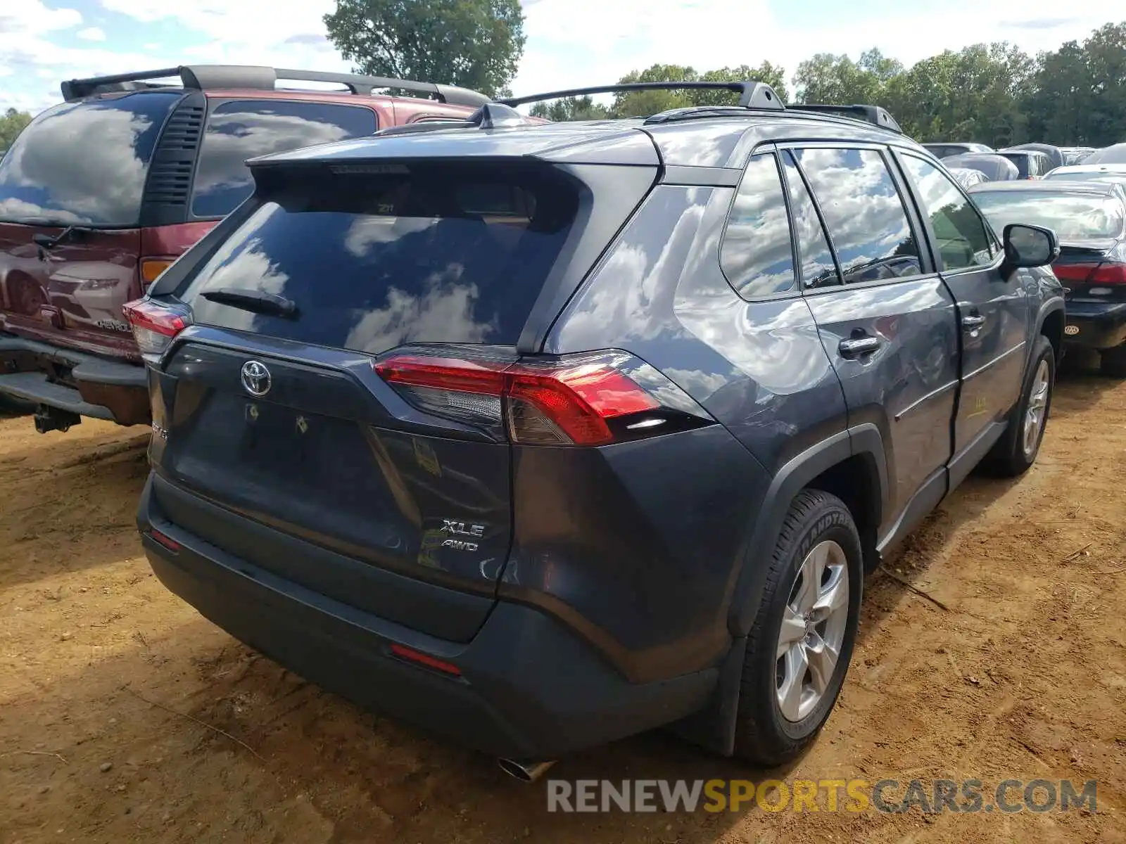 4 Photograph of a damaged car JTMP1RFVXMD078609 TOYOTA RAV4 2021