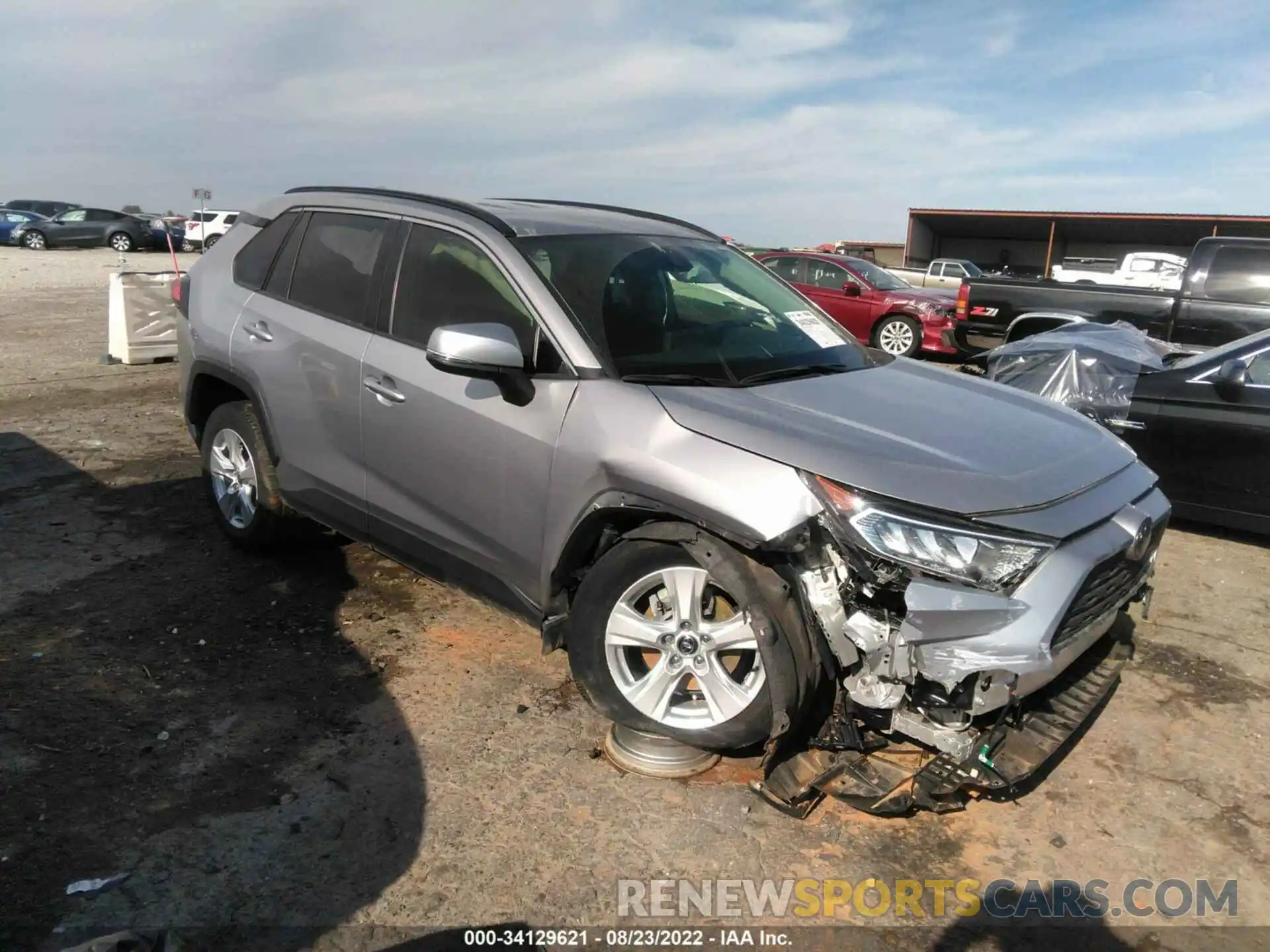 1 Photograph of a damaged car JTMP1RFVXMD078710 TOYOTA RAV4 2021