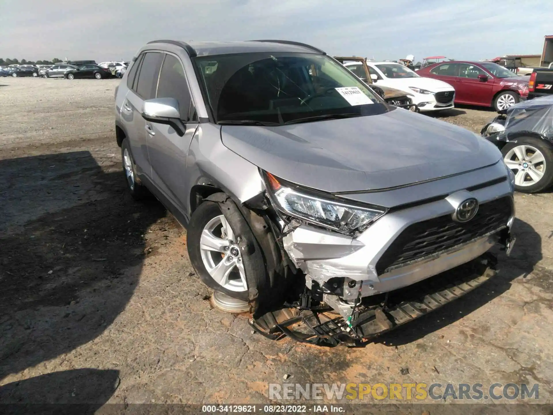 6 Photograph of a damaged car JTMP1RFVXMD078710 TOYOTA RAV4 2021