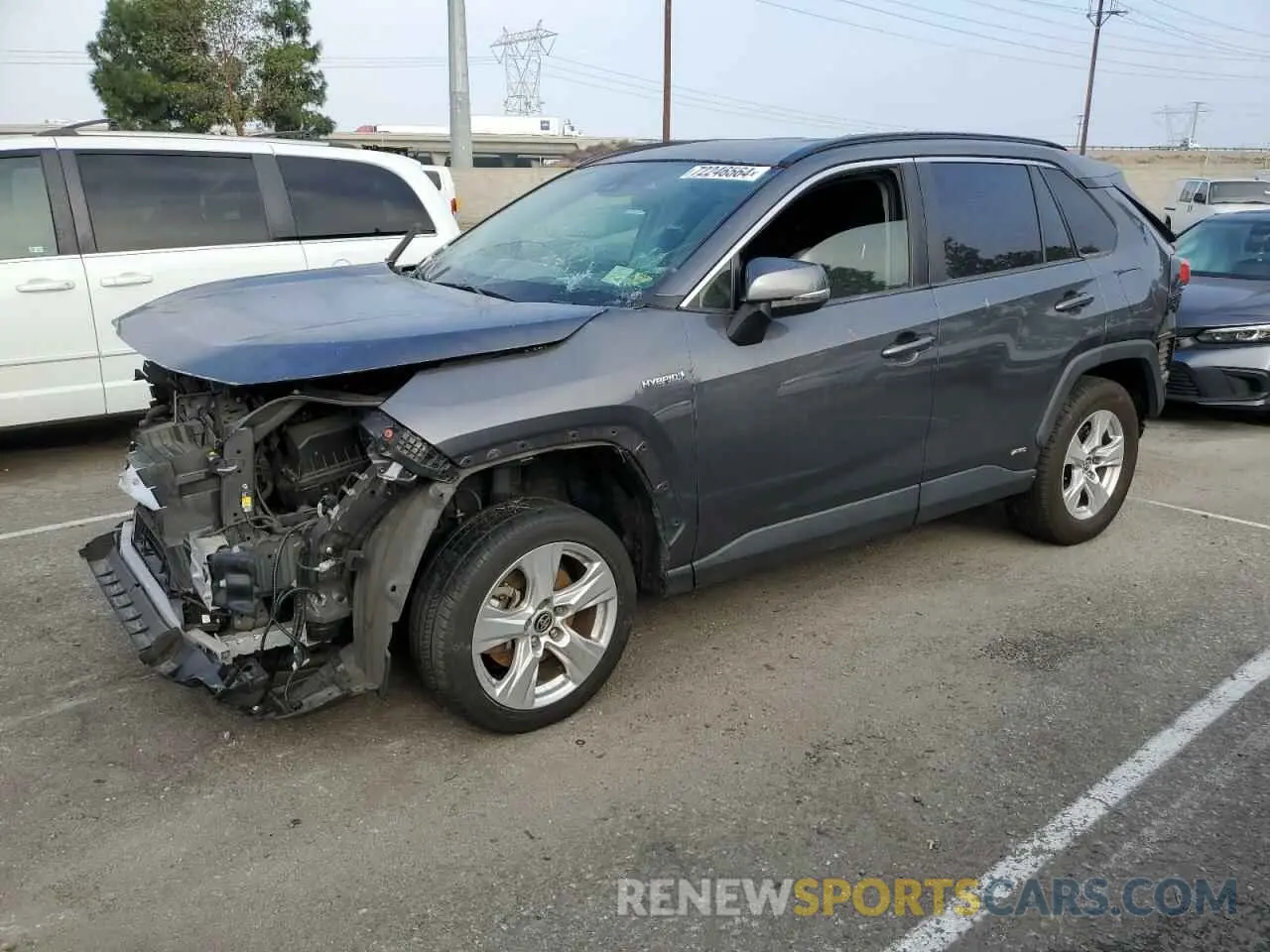 1 Photograph of a damaged car JTMR6RFV2MD017362 TOYOTA RAV4 2021