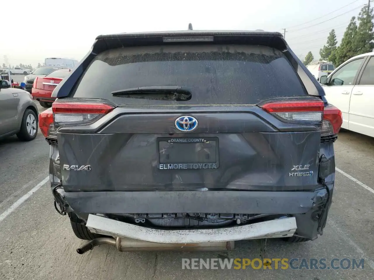 6 Photograph of a damaged car JTMR6RFV2MD017362 TOYOTA RAV4 2021