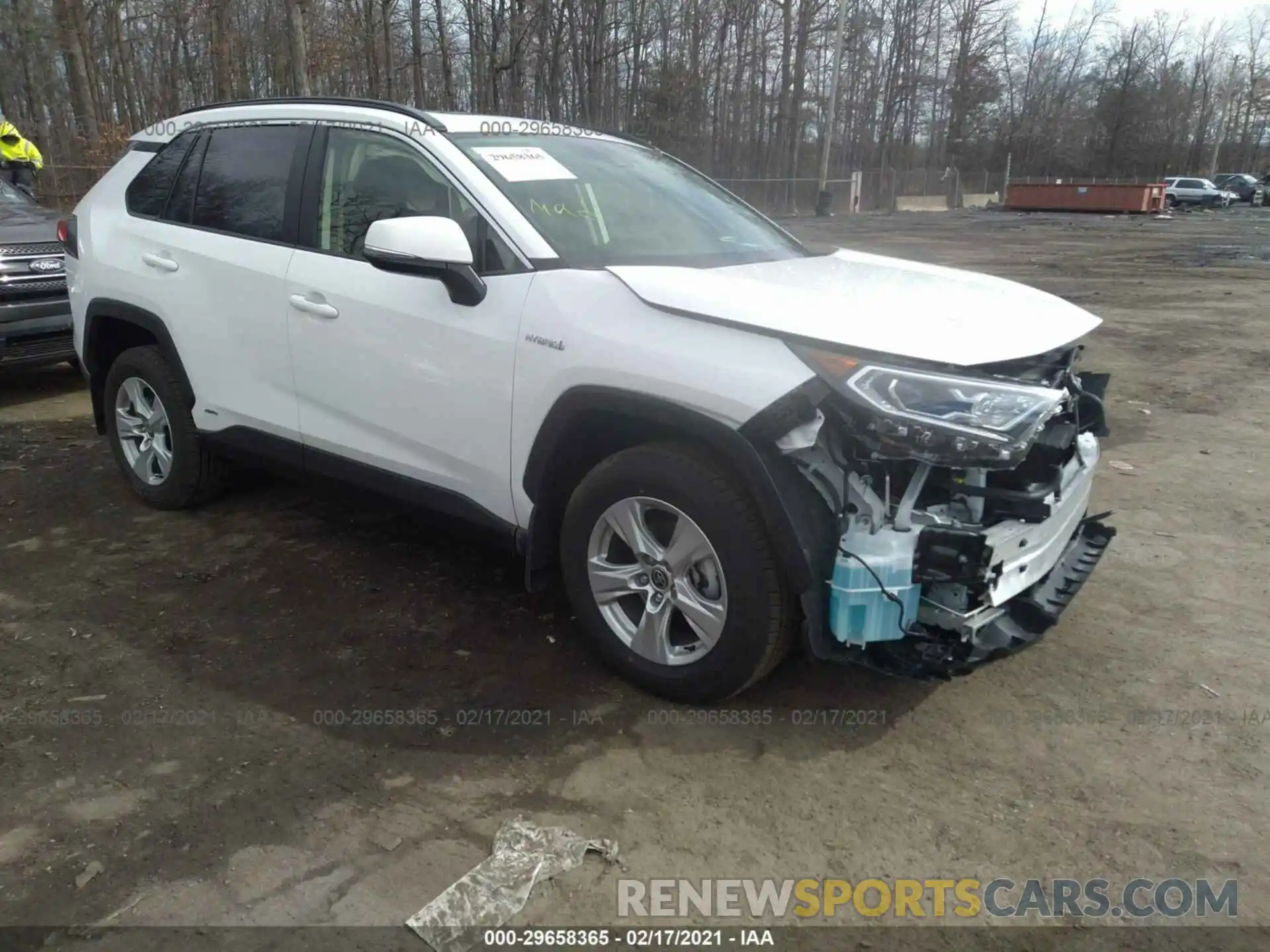 1 Photograph of a damaged car JTMR6RFV7MD009046 TOYOTA RAV4 2021