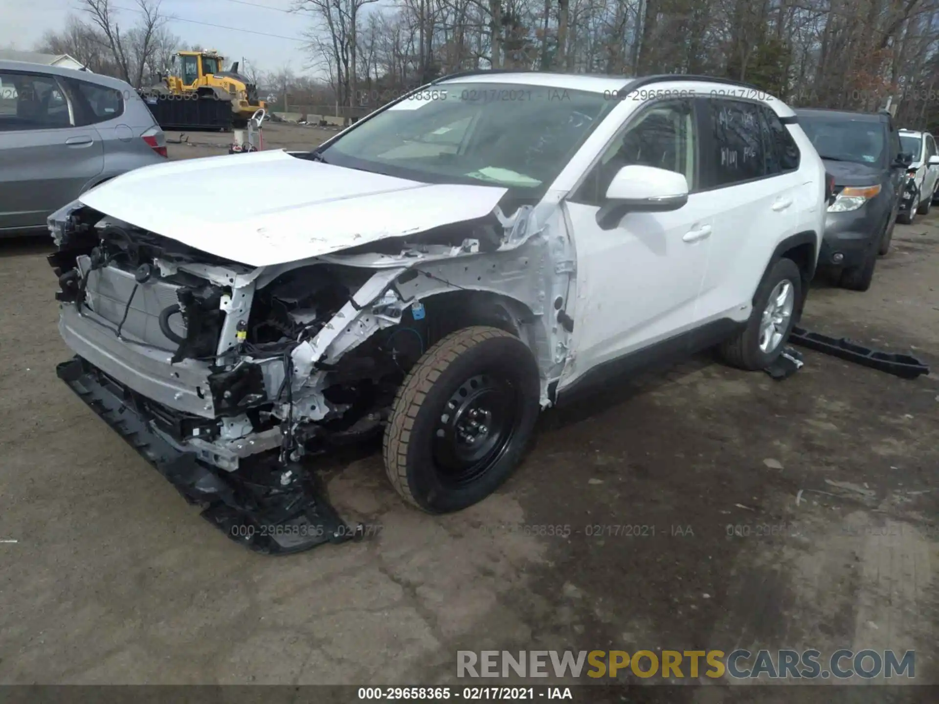 2 Photograph of a damaged car JTMR6RFV7MD009046 TOYOTA RAV4 2021