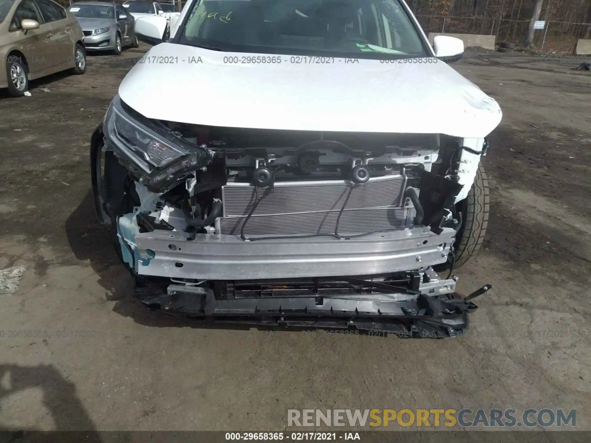 6 Photograph of a damaged car JTMR6RFV7MD009046 TOYOTA RAV4 2021