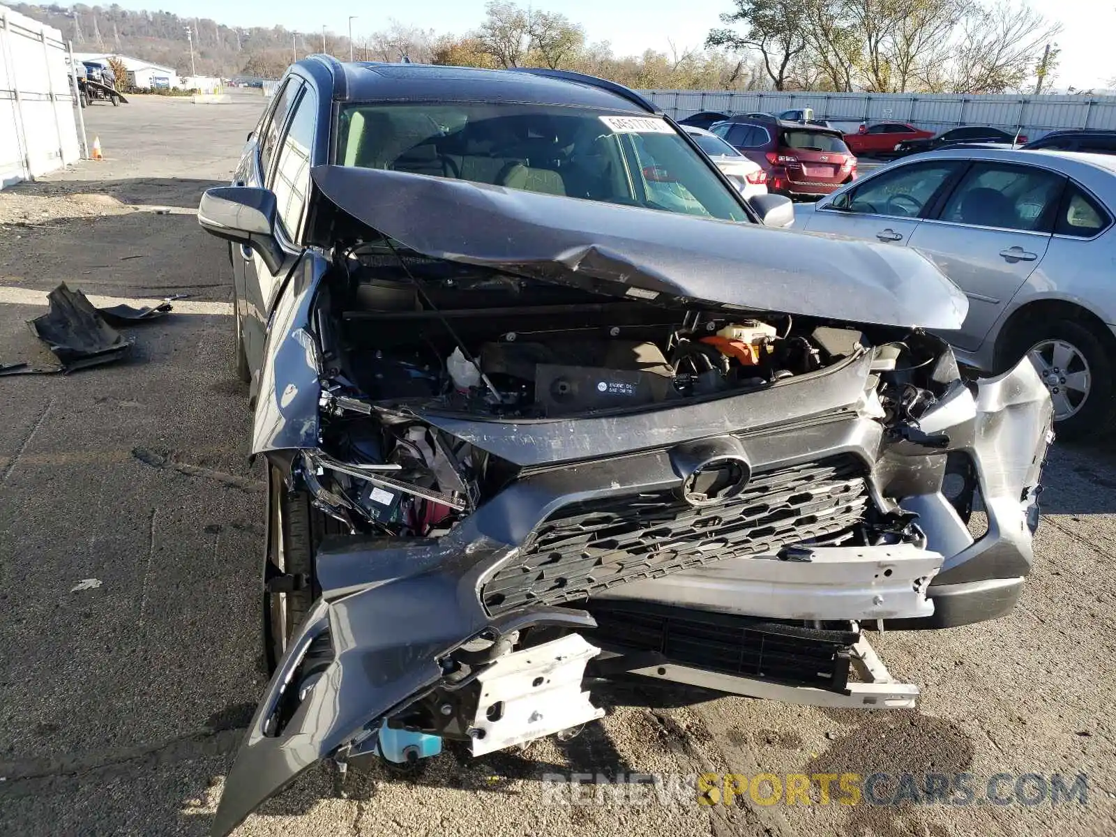 9 Photograph of a damaged car JTMR6RFV8MD018306 TOYOTA RAV4 2021