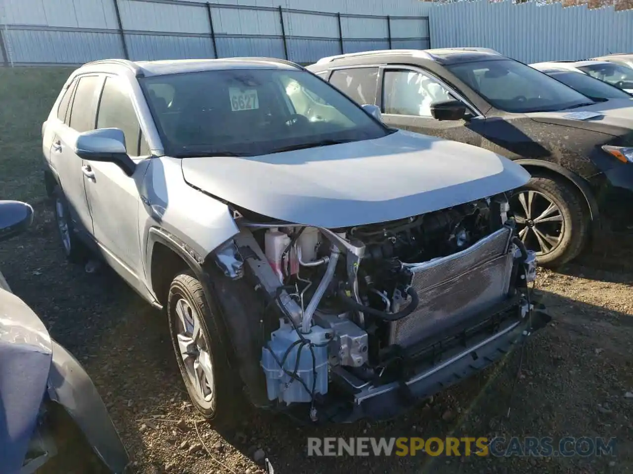 1 Photograph of a damaged car JTMR6RFV8MD510379 TOYOTA RAV4 2021