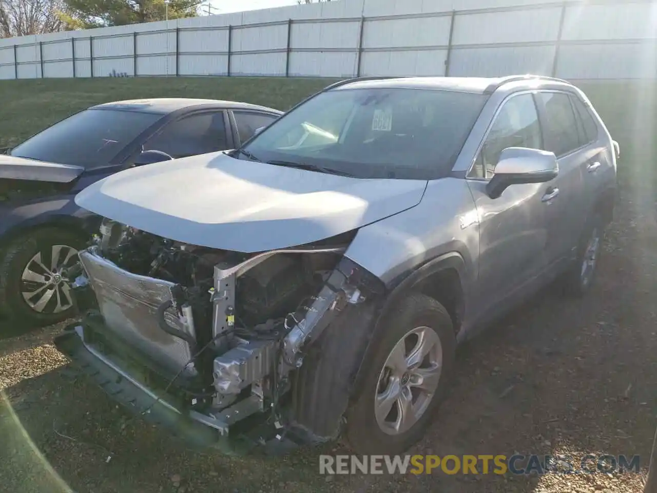 2 Photograph of a damaged car JTMR6RFV8MD510379 TOYOTA RAV4 2021