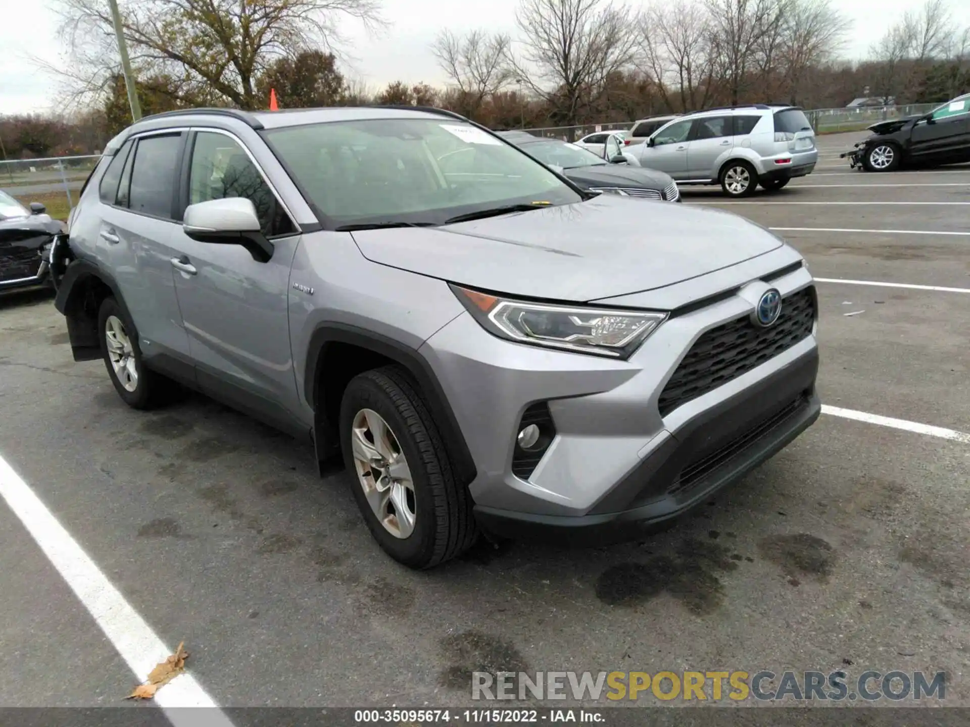 1 Photograph of a damaged car JTMRWRFV0MD116861 TOYOTA RAV4 2021