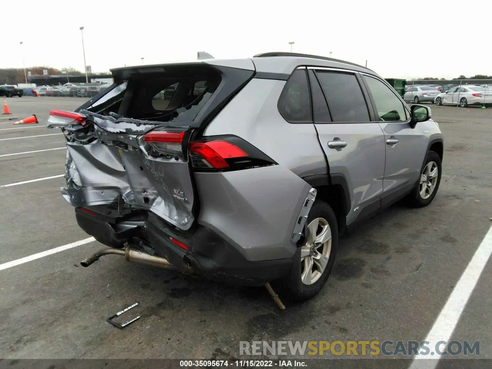 4 Photograph of a damaged car JTMRWRFV0MD116861 TOYOTA RAV4 2021