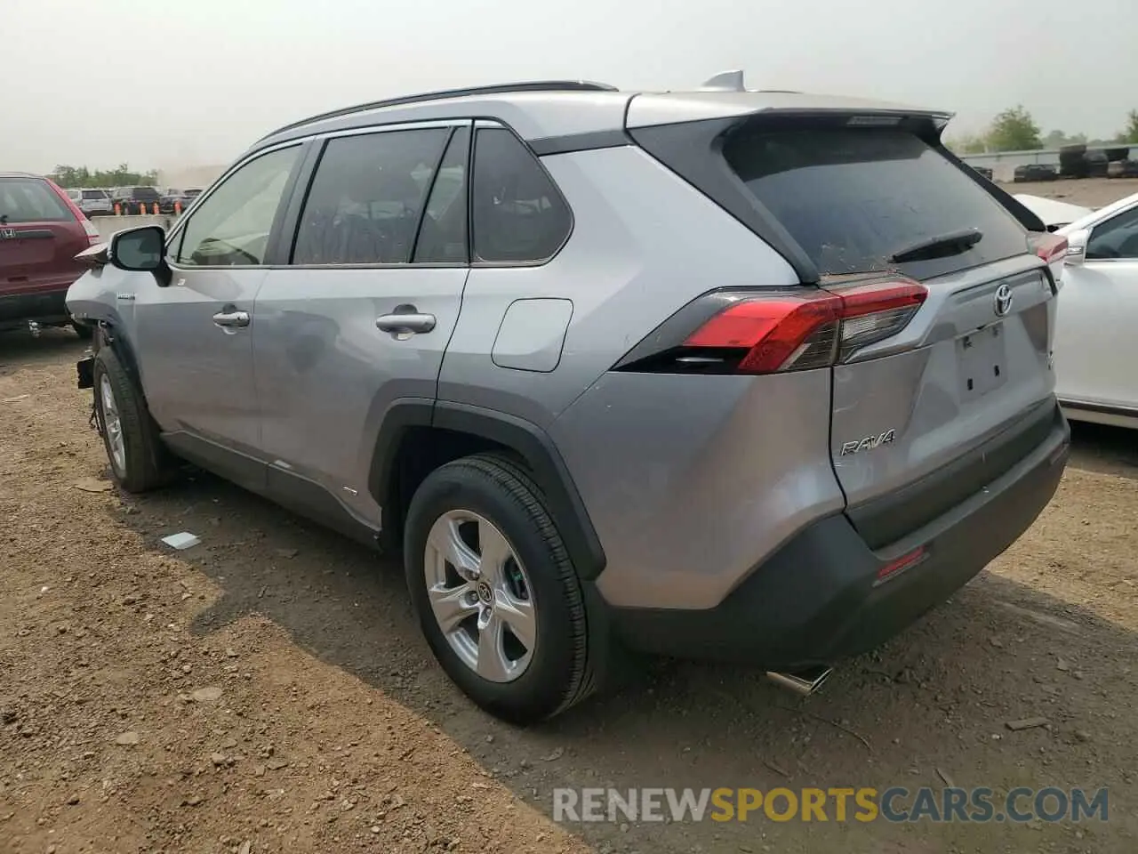 2 Photograph of a damaged car JTMRWRFV0MD120036 TOYOTA RAV4 2021