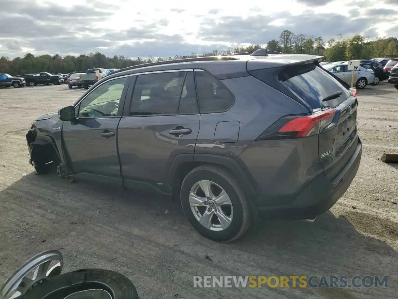 2 Photograph of a damaged car JTMRWRFV0MD125107 TOYOTA RAV4 2021
