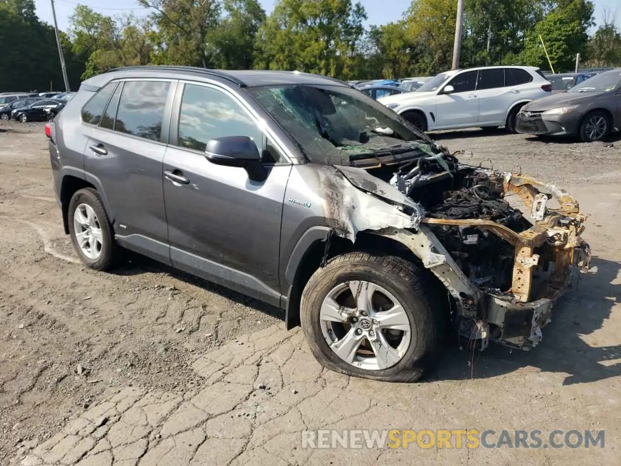 4 Photograph of a damaged car JTMRWRFV1MD128274 TOYOTA RAV4 2021