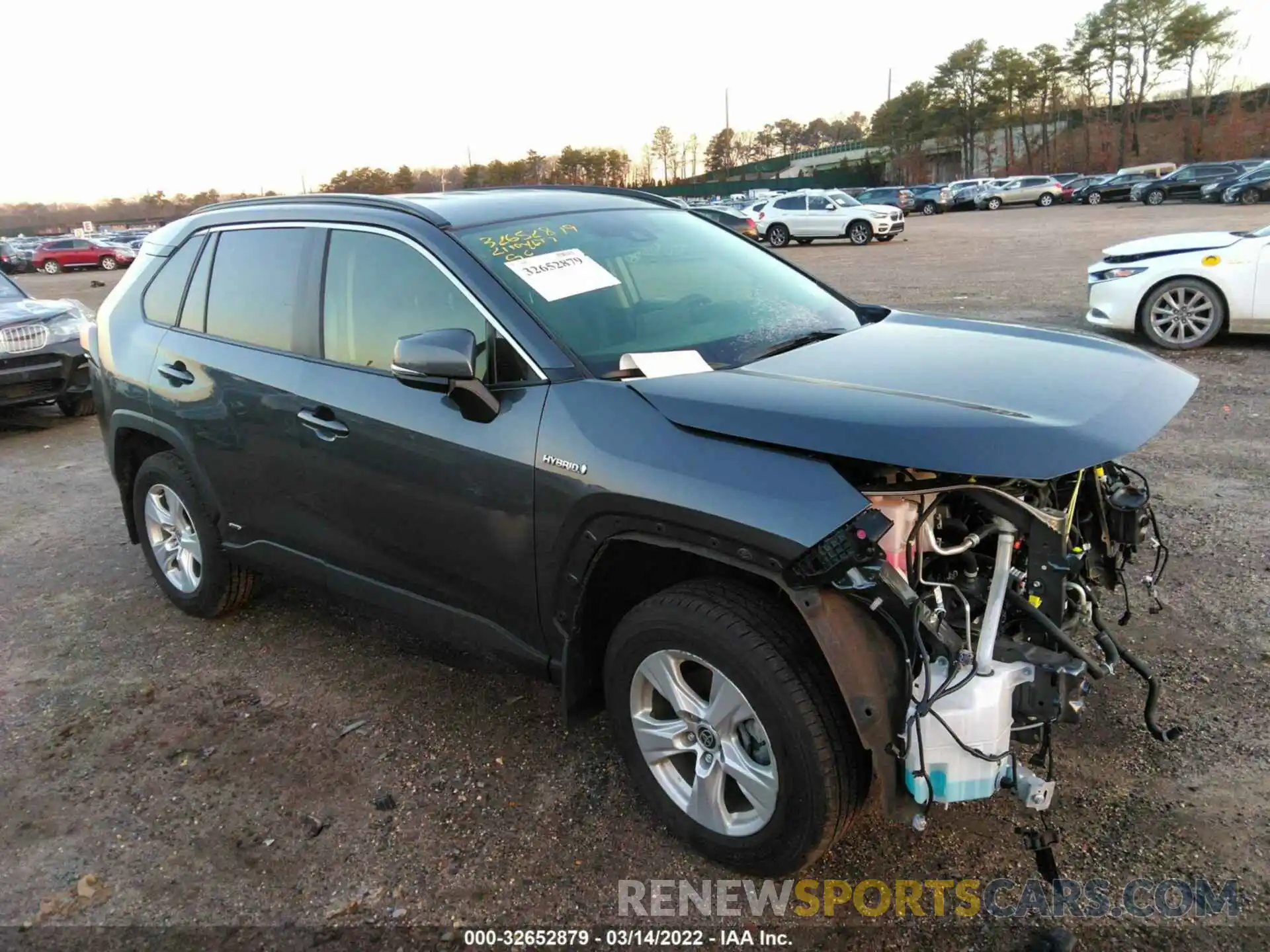 1 Photograph of a damaged car JTMRWRFV2MD560341 TOYOTA RAV4 2021