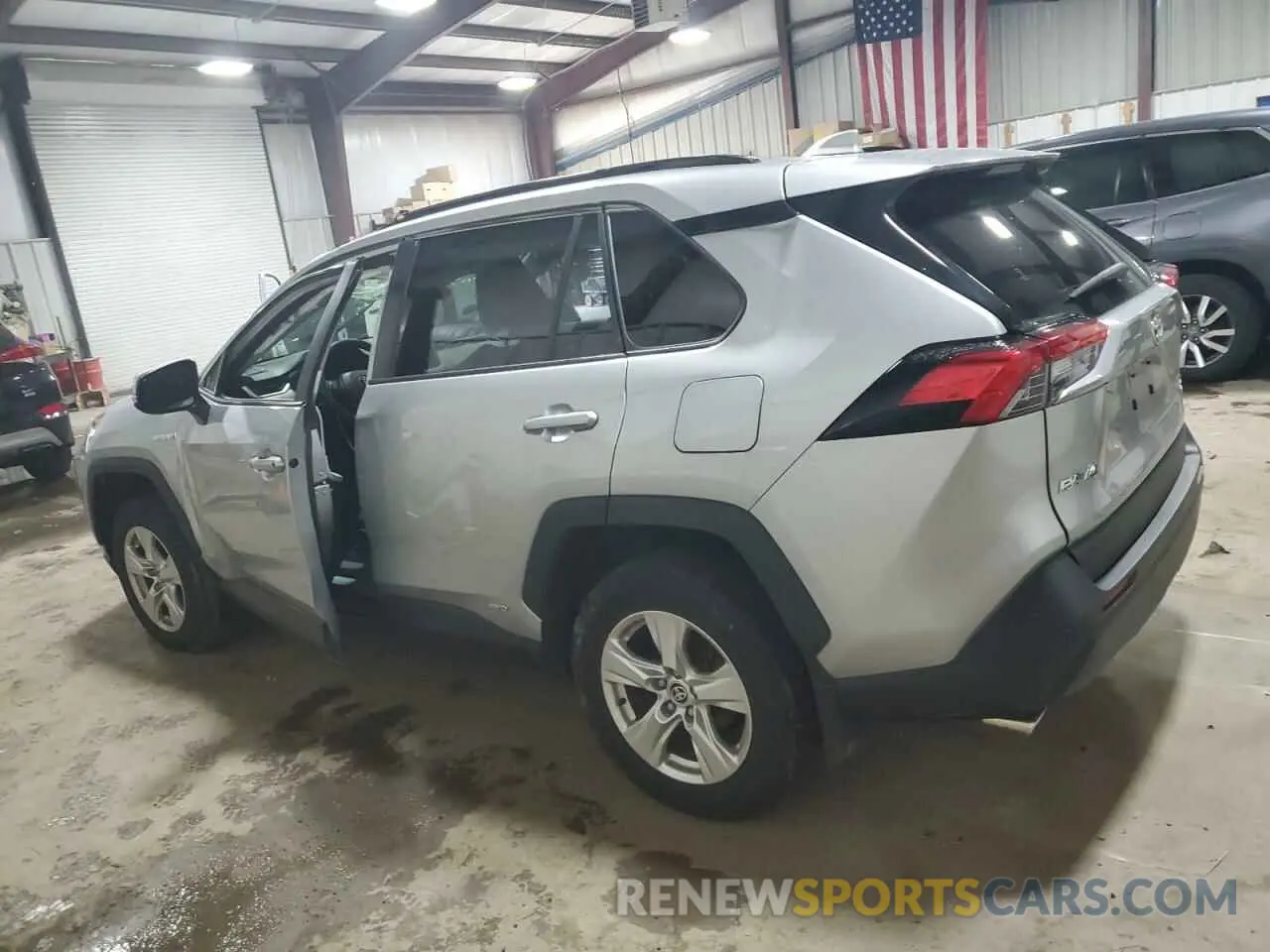 2 Photograph of a damaged car JTMRWRFV2MJ053392 TOYOTA RAV4 2021