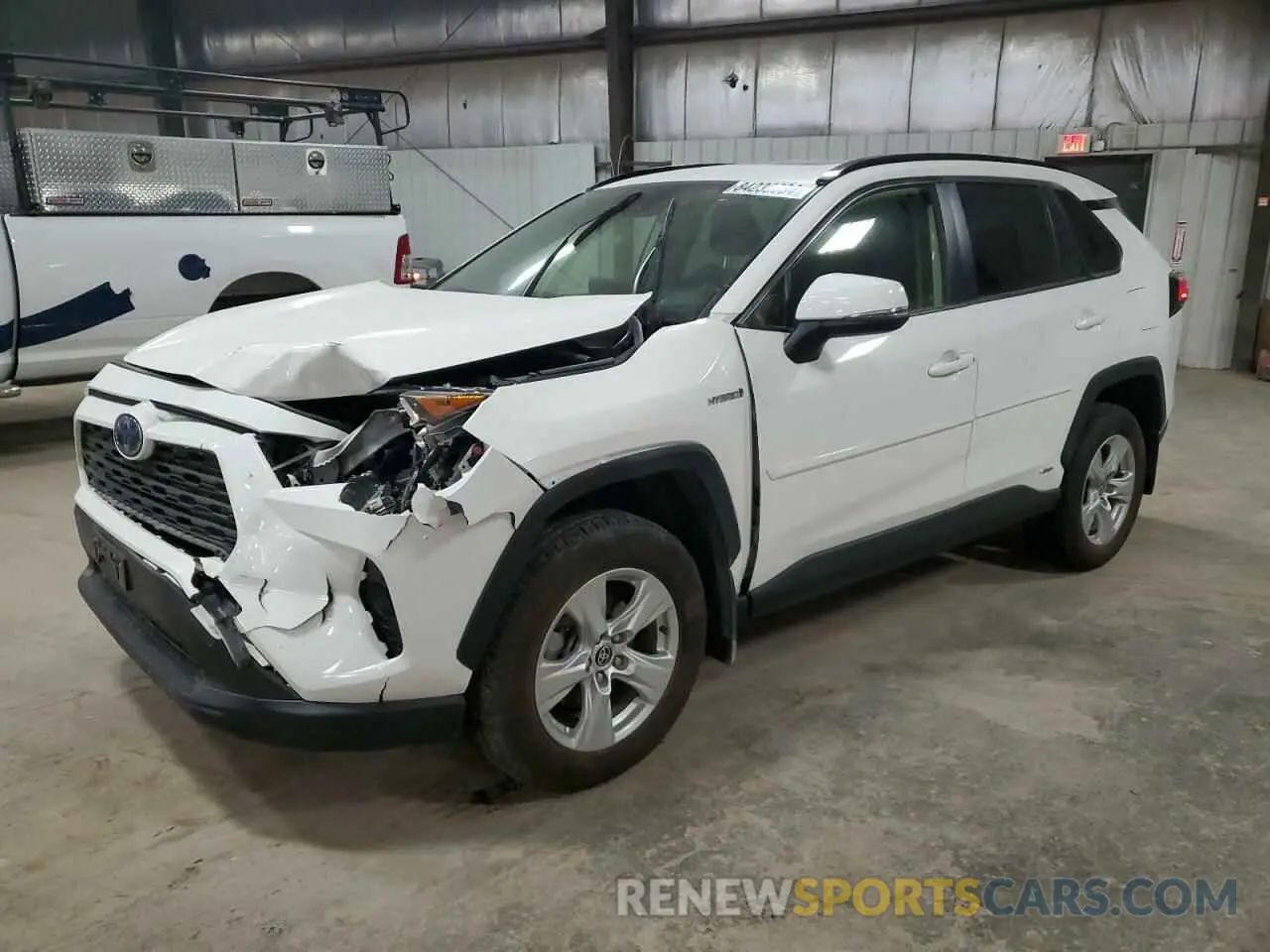 1 Photograph of a damaged car JTMRWRFV3MD127501 TOYOTA RAV4 2021