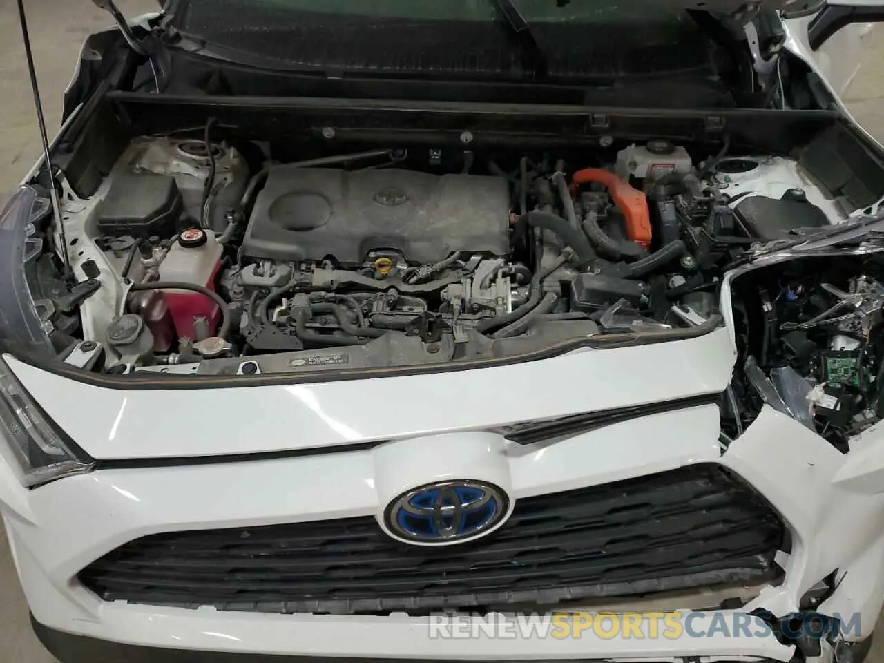 13 Photograph of a damaged car JTMRWRFV3MD127501 TOYOTA RAV4 2021