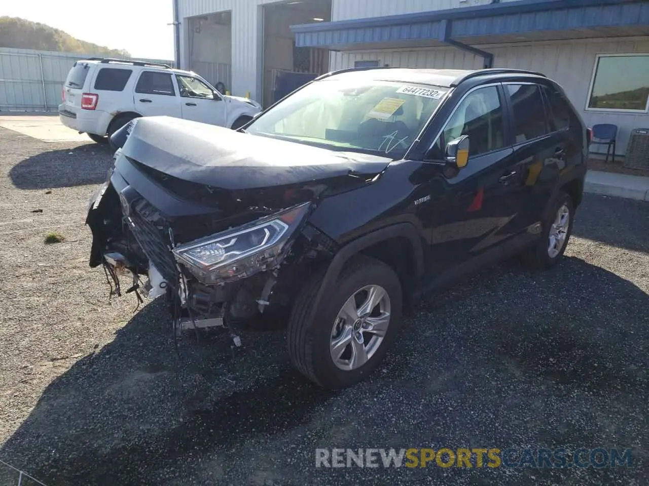 2 Photograph of a damaged car JTMRWRFV3MJ053983 TOYOTA RAV4 2021