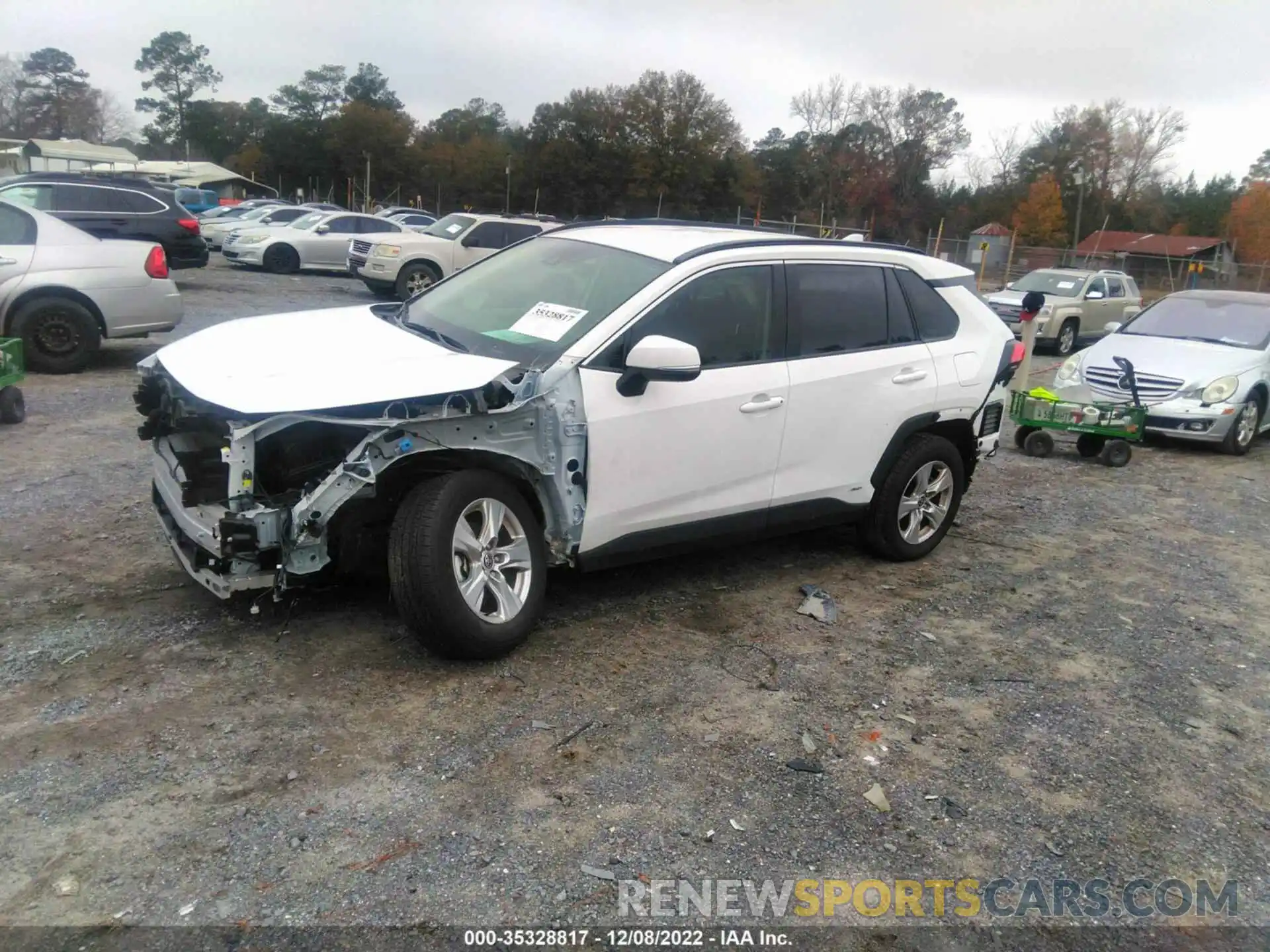 2 Photograph of a damaged car JTMRWRFV4MD135364 TOYOTA RAV4 2021