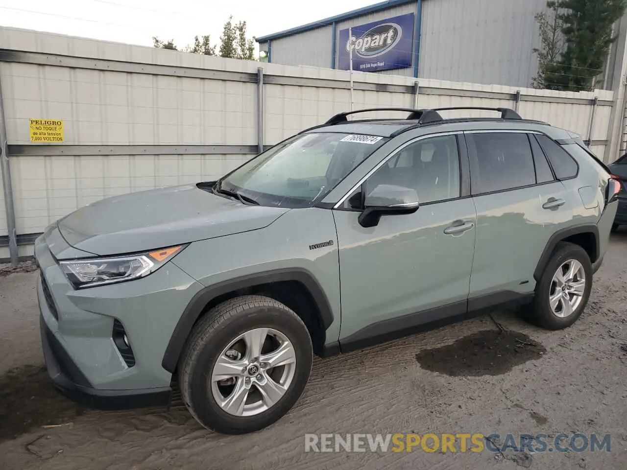 1 Photograph of a damaged car JTMRWRFV5MD136071 TOYOTA RAV4 2021
