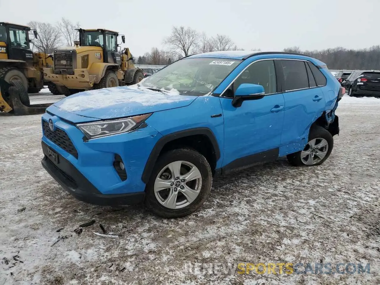 1 Photograph of a damaged car JTMRWRFV5MJ053984 TOYOTA RAV4 2021