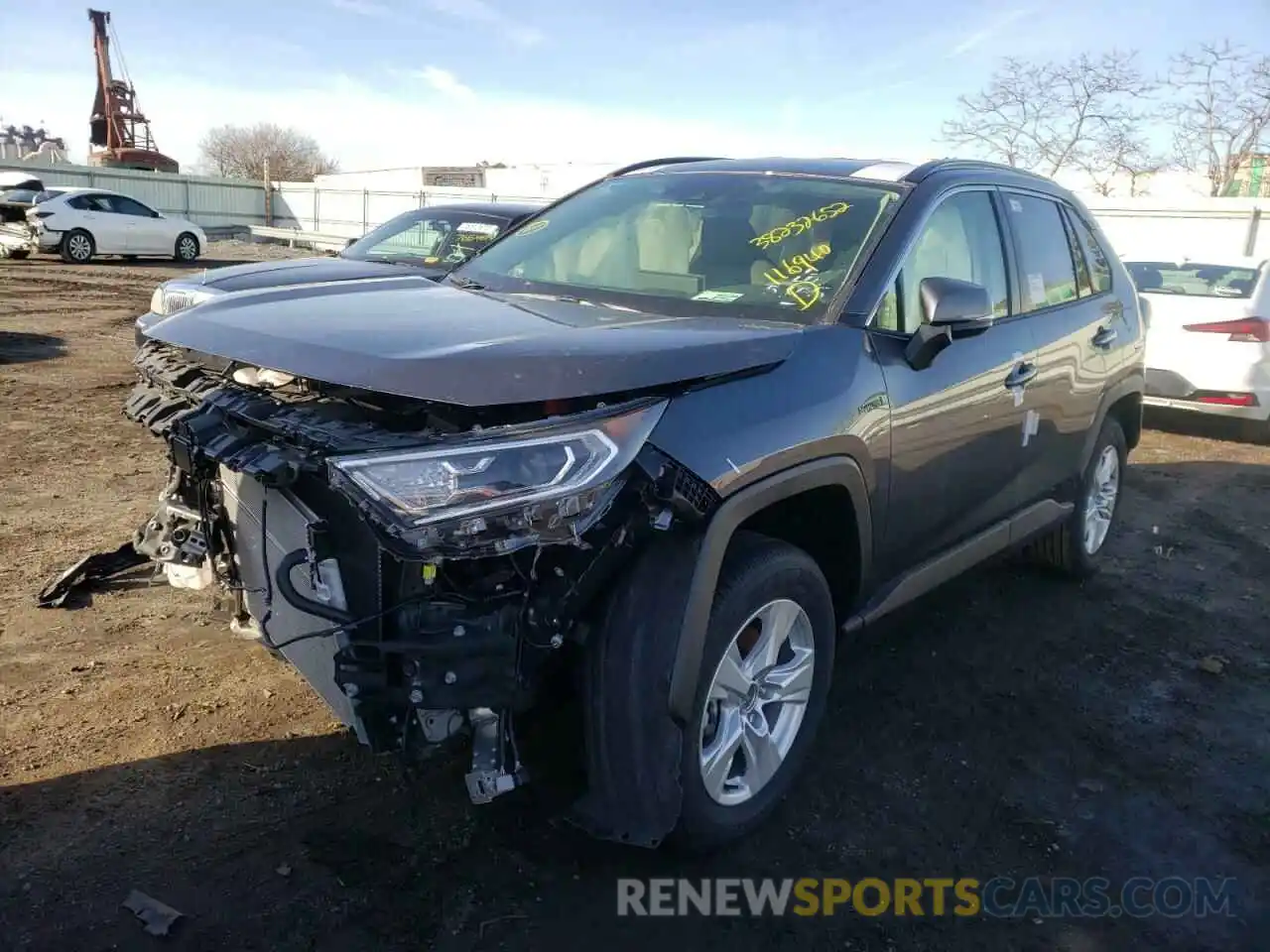 2 Photograph of a damaged car JTMRWRFV7MD116940 TOYOTA RAV4 2021