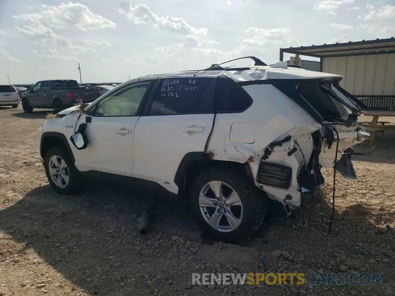 2 Photograph of a damaged car JTMRWRFV7MD118736 TOYOTA RAV4 2021