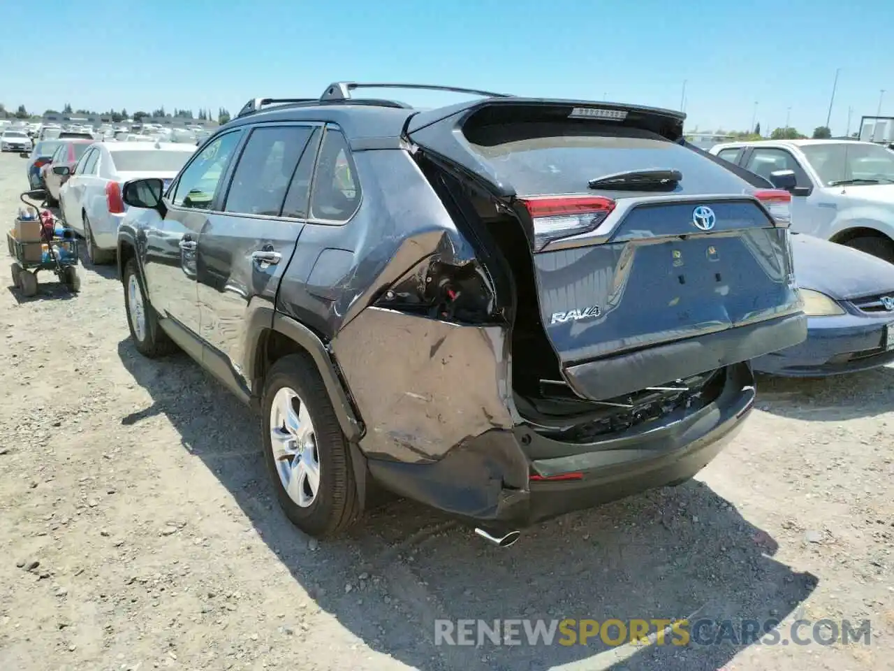 3 Photograph of a damaged car JTMRWRFV8MD129180 TOYOTA RAV4 2021