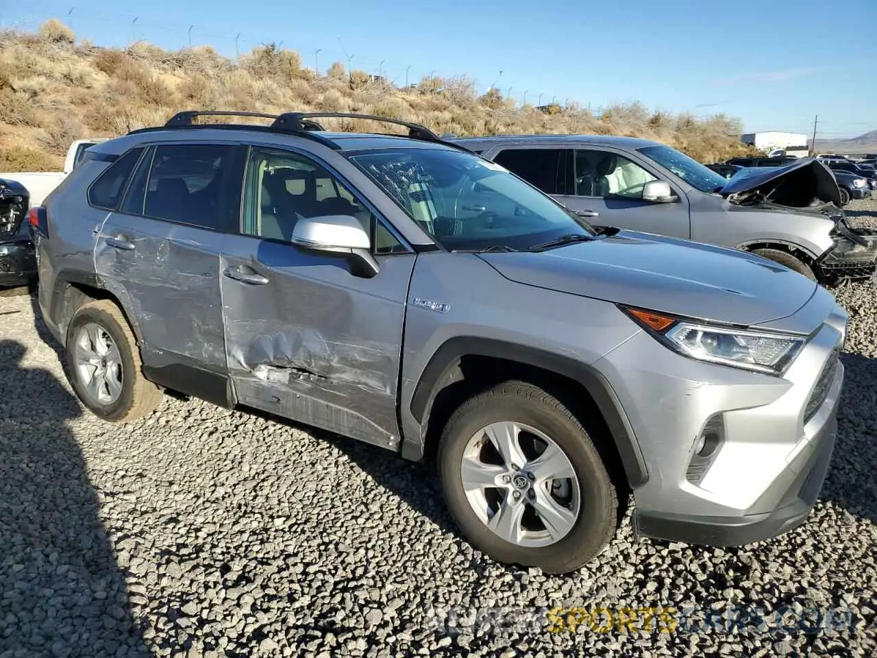 4 Photograph of a damaged car JTMRWRFV9MD126675 TOYOTA RAV4 2021