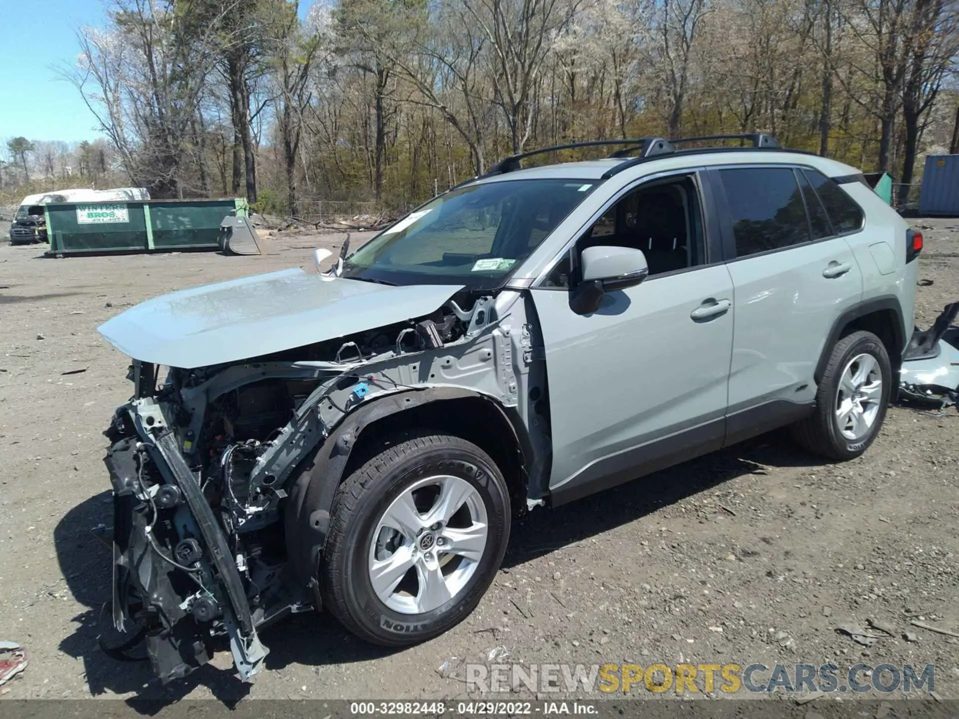 2 Photograph of a damaged car JTMRWRFV9MD130841 TOYOTA RAV4 2021