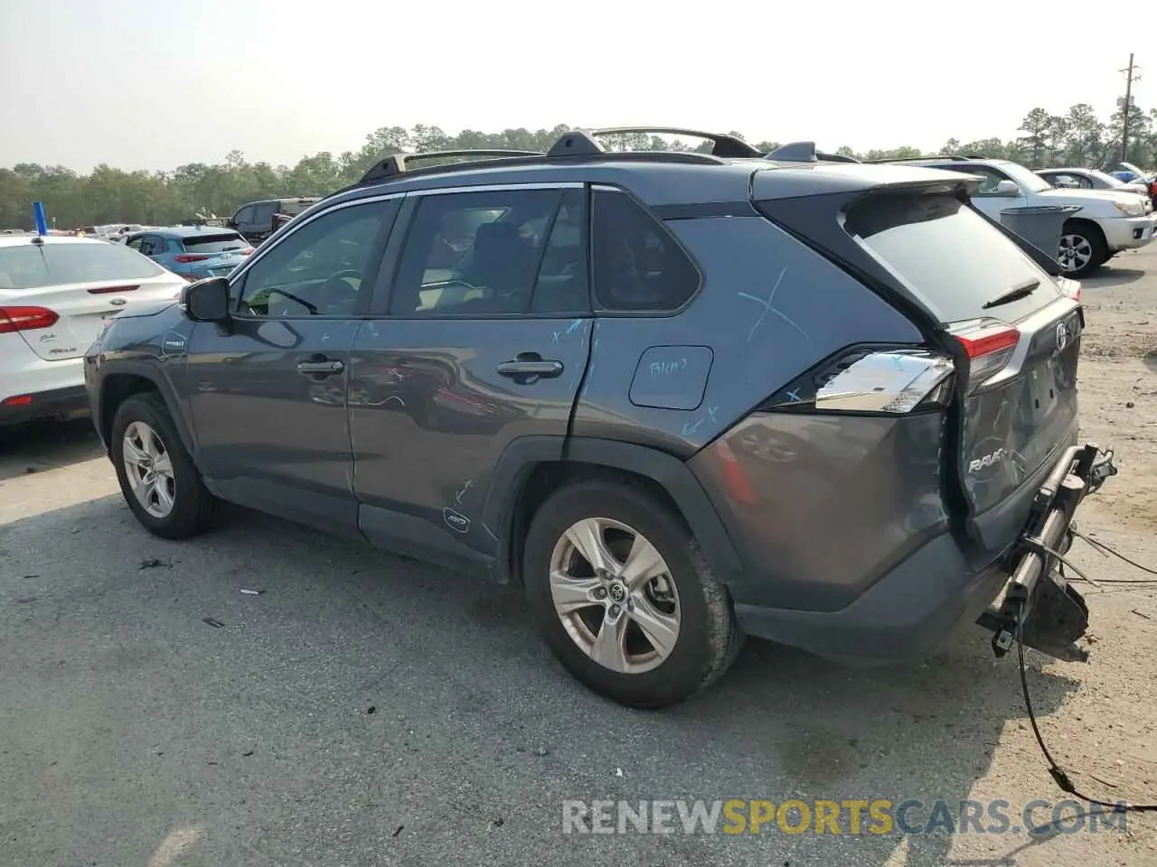 2 Photograph of a damaged car JTMRWRFVXMD126099 TOYOTA RAV4 2021