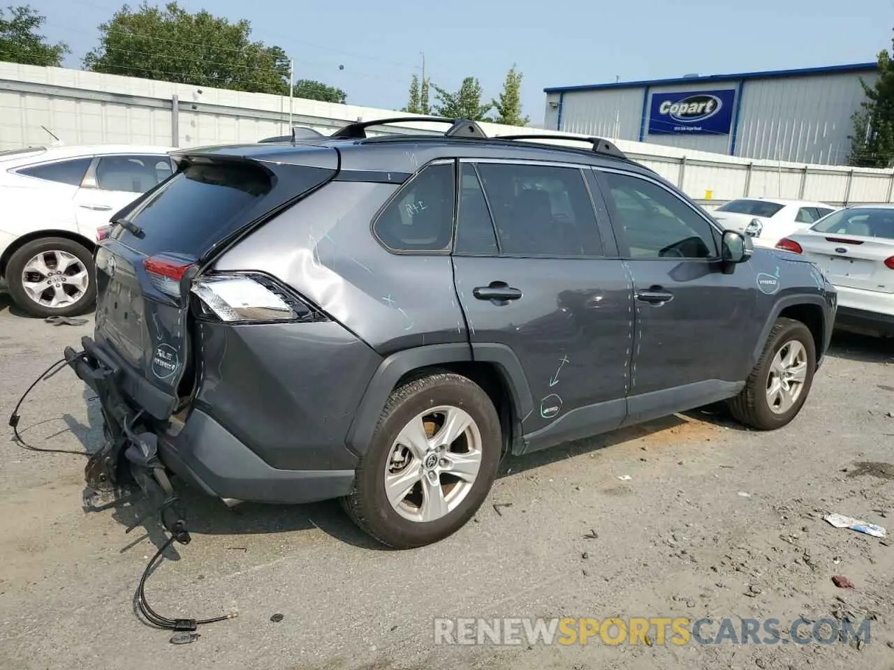 3 Photograph of a damaged car JTMRWRFVXMD126099 TOYOTA RAV4 2021